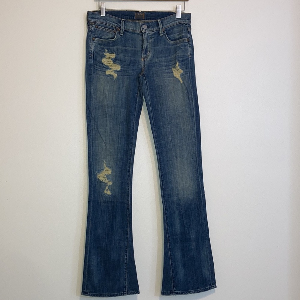 Size 28 Citizens of Humanity Morrison Slim Boot Cut blue jeans Odyssey NWT